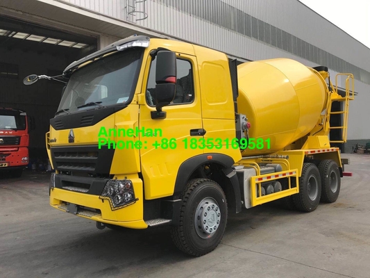 Camión del tanque del mezclador de HC16 Sinotruk 10M3 con la bomba y el motor de Italia