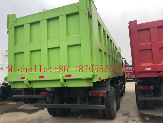3 tonelada 8*4 12 Wheeler Dump Truck For del árbol 30cbm 45 2 pasajeros