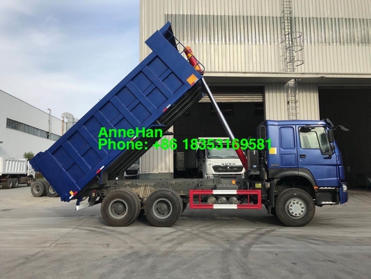 Camión volquete resistente azul Front Lifting de 20M3 40T LHD