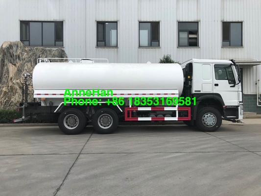 Camión del tanque de agua de Sinotruk Howo 7 20000L 6x4 con el sistema de espray