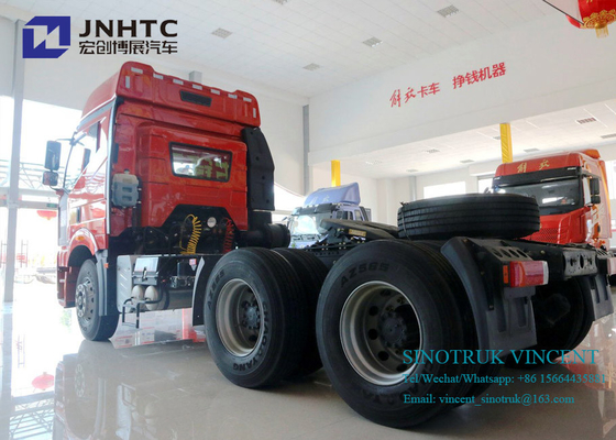 Camión del tractor de las ruedas 350hp 10 6x4 del euro 2 de Faw J6P con las arcones dobles