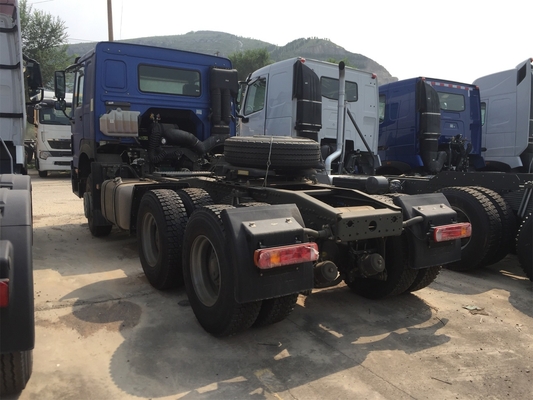 Camión azul ZZ4257N3241W del tractor remolque del camión del motor de Sinotruk Howo 371