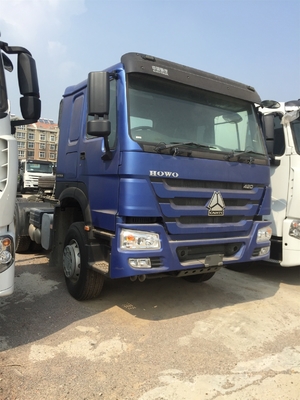 Camión azul ZZ4257N3241W del tractor remolque del camión del motor de Sinotruk Howo 371