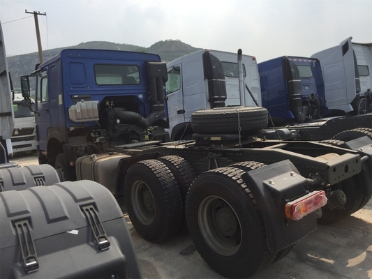 Camión azul ZZ4257N3241W del tractor remolque del camión del motor de Sinotruk Howo 371