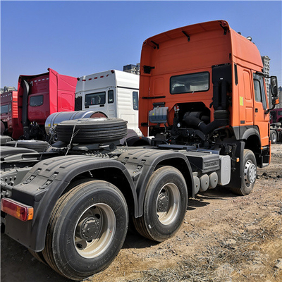 Camión principal ZZ4257V3241V del remolque anaranjado de Howo Sinotruk 371
