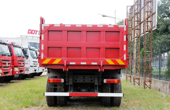 Camión volquete resistente de los árboles de la yarda tres de ZZ3317N3647B 12 para la construcción de carreteras