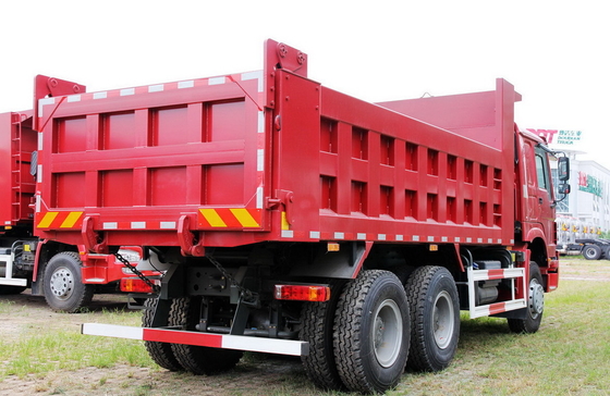 Camión volquete resistente de los árboles de la yarda tres de ZZ3317N3647B 12 para la construcción de carreteras