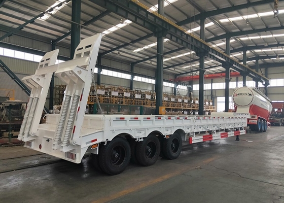 3 árboles 50 toneladas de punto bajo acuestan semi el equipo de Digger Trailer Heavy del cargo del remolque