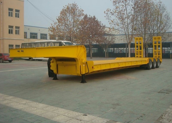 3 árboles 50 toneladas de punto bajo acuestan semi el equipo de Digger Trailer Heavy del cargo del remolque