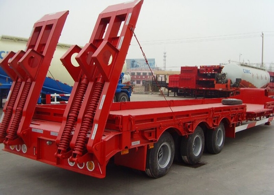 3 árboles 50 toneladas de punto bajo acuestan semi el equipo de Digger Trailer Heavy del cargo del remolque