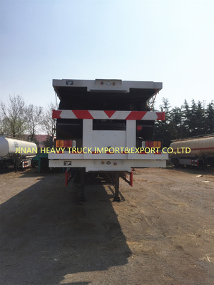 portador de coche plano semi del envase resistente de los remolques de la aduana del 12m