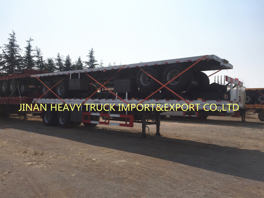 portador de coche plano semi del envase resistente de los remolques de la aduana del 12m