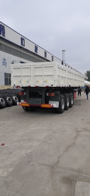 los remolques resistentes de Sinotruk de 70 toneladas semi echan a un lado descargan semi el vehículo del remolque
