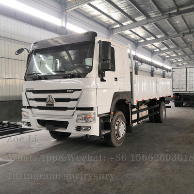 Camión pesado de poca potencia Lorry Van Goods de la caja del camión 290HP del cargo 4x2 de Sinotruk HOWO