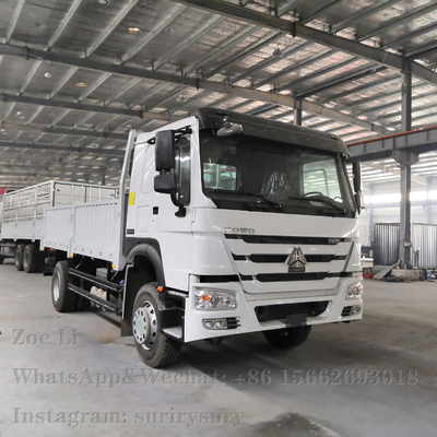 Camión pesado de poca potencia Lorry Van Goods de la caja del camión 290HP del cargo 4x2 de Sinotruk HOWO