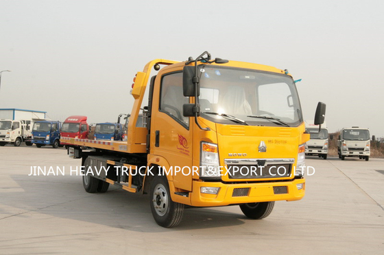 SINOTRUK LHD plano Tow Truck Wrecker 8 toneladas de 90km/H