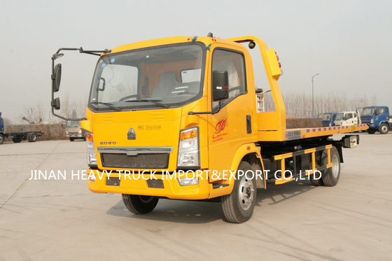 SINOTRUK LHD plano Tow Truck Wrecker 8 toneladas de 90km/H