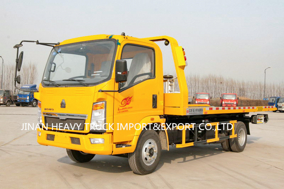 SINOTRUK LHD plano Tow Truck Wrecker 8 toneladas de 90km/H