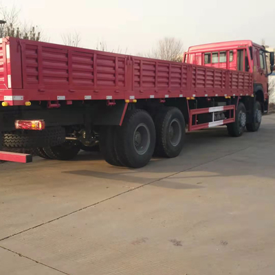 SINOTRUK HOWO 12 rueda el camión resistente Lorry Van Load del camión plano del cargo 8X4