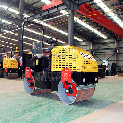 Compresor del rodillo de camino de la maquinaria de construcción de 6 Ton Hydraulic Vibrator Single Drum
