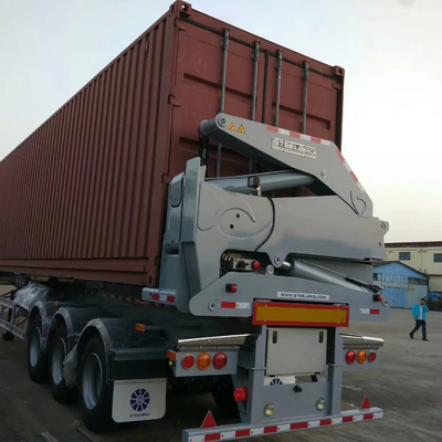 Grúa lateral los 40ft de envío del envase del auge del plegamiento del halterófilo del auge de XCMG 28Mpa 37ton los 20ft