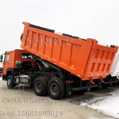 Sinotruk HOWO Euro 2 Mano izquierda Conducción 6x4 371hp Camión blanco de descarga Camión de carga