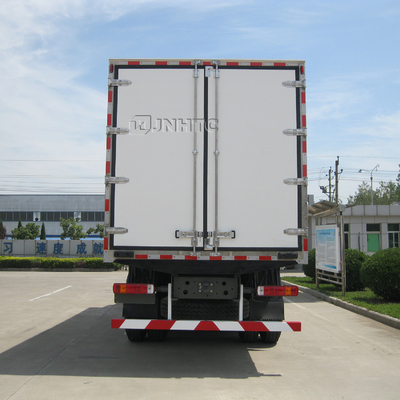 2 ejes Sino Howo 10 ruedas 20 toneladas 30 cúbicos 6x4 refrigerador contenedor de refrigeración camión congelador