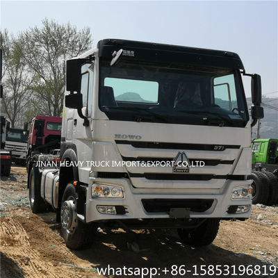 6 árboles dobles principales 4x2 380hp del tractor del howo del cargo de las ruedas