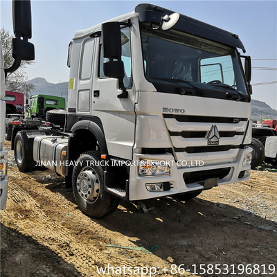 6 árboles dobles principales 4x2 380hp del tractor del howo del cargo de las ruedas