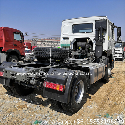 6 árboles dobles principales 4x2 380hp del tractor del howo del cargo de las ruedas