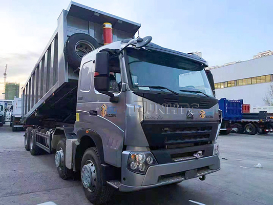 Ruedas de Sinotruk HOWO A7 Tipper Dump Truck 8x4 12 40 toneladas