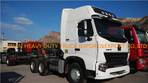 10 camiones 371hp 420hp del tractor de Wheeler Sinotruck HOWO A7 6x4