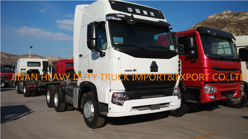 10 camiones 371hp 420hp del tractor de Wheeler Sinotruck HOWO A7 6x4