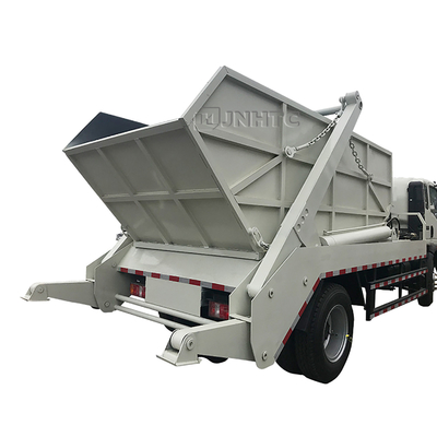 Pequeño envase del camión de basura de la luz hidráulica del brazo oscilante 4x2 3m3 5m3