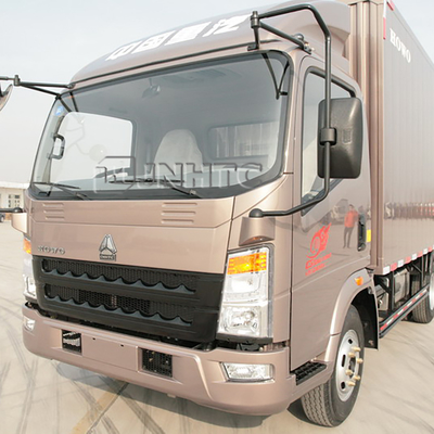 Deber 4x2 de Van Cargo Box Truck Light de la entrega de SINOTRUK HOWO