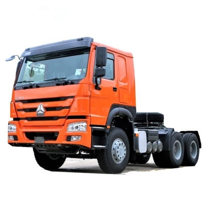 Camión 420hp del tractor de Howo Sinotruk 6x4 del resorte plano