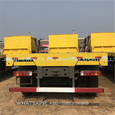Sinotruk Howo 40 pies camión plano del cargo de 30 toneladas con la cerradura del envase