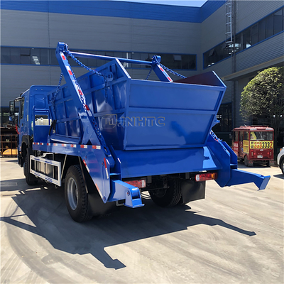 Compartimiento de basura hidráulico del envase del camión de basura del brazo oscilante de HOWO 6x4 12cbm 15cbm Euro2 Euro3