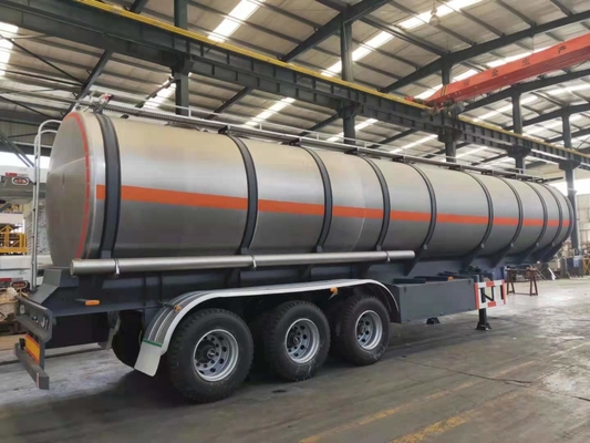 De Liangshan 30000l-60000l del combustible del petrolero remolque de aluminio semi