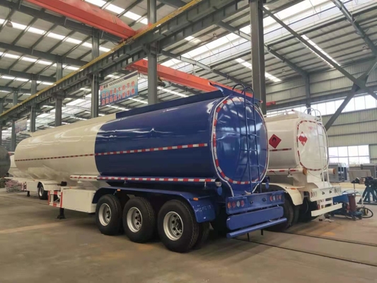 De Liangshan 30000l-60000l del combustible del petrolero remolque de aluminio semi