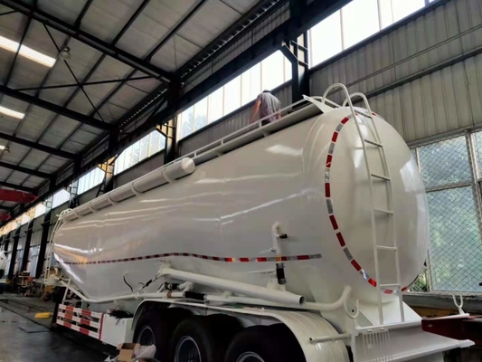 De Liangshan 30000l-60000l del combustible del petrolero remolque de aluminio semi