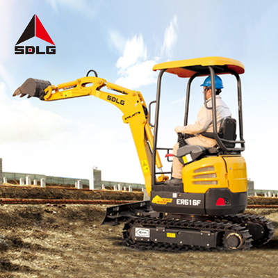 Maquinaria de construcción pesada de SDLG ER616F 1 Ton Mini Excavator