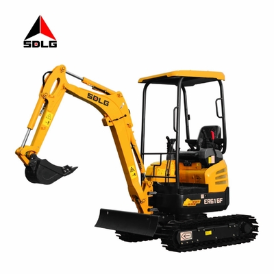 Maquinaria de construcción pesada de SDLG ER616F 1 Ton Mini Excavator