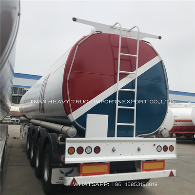 De 3 remolques resistentes de los árboles semi del gasoil del almacenamiento de gasolina del depósito remolque líquido semi