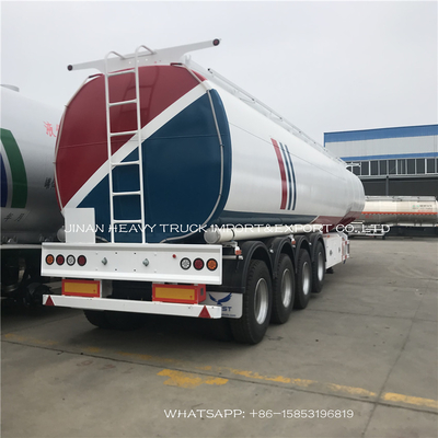De 3 remolques resistentes de los árboles semi del gasoil del almacenamiento de gasolina del depósito remolque líquido semi
