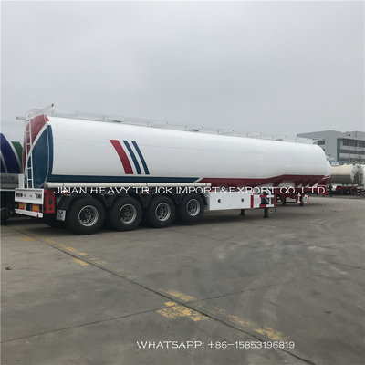 3 árboles Fuwa o el remolque líquido del camión del transporte de Bpw se pueden calentar 40 cúbicos