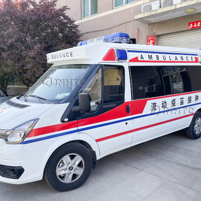 Vacunación móvil médica Van Ambulance Car de la emergencia Euro5