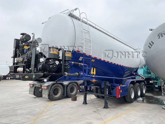 Tonelada a granel 45 Cbm del motor diesel 50 del remolque del cemento de SINOTRUK 3 Alxes