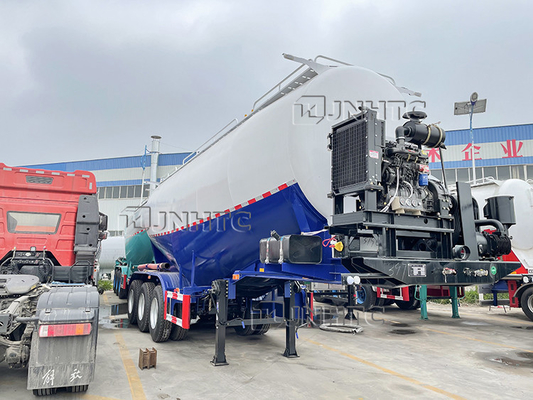 Tonelada a granel 45 Cbm del motor diesel 50 del remolque del cemento de SINOTRUK 3 Alxes