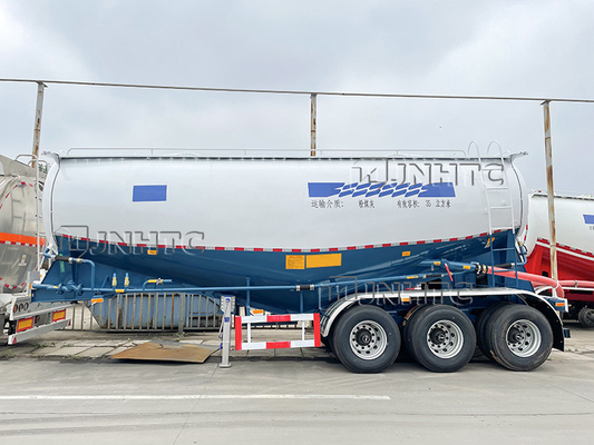 Tonelada a granel 45 Cbm del motor diesel 50 del remolque del cemento de SINOTRUK 3 Alxes